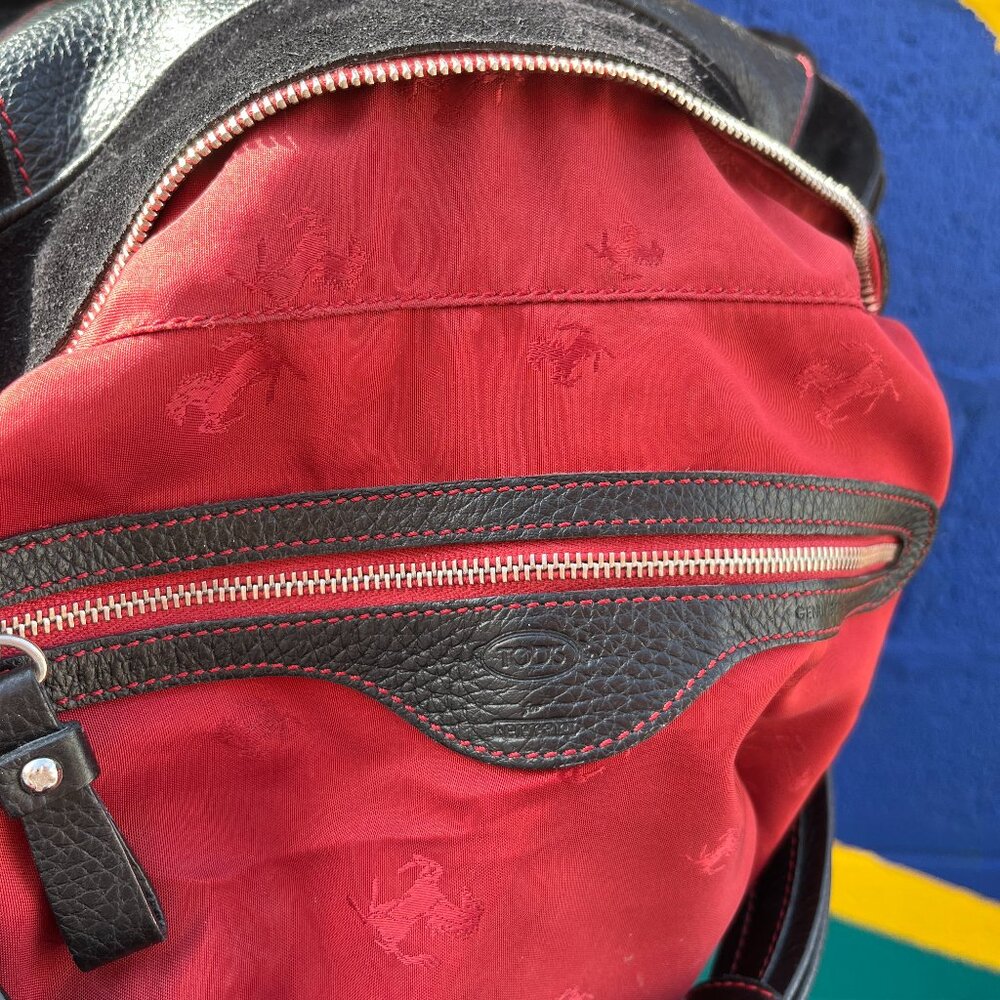 Tod's Micky Ferarri Handbag Leather Suede - Picture 7 of 12